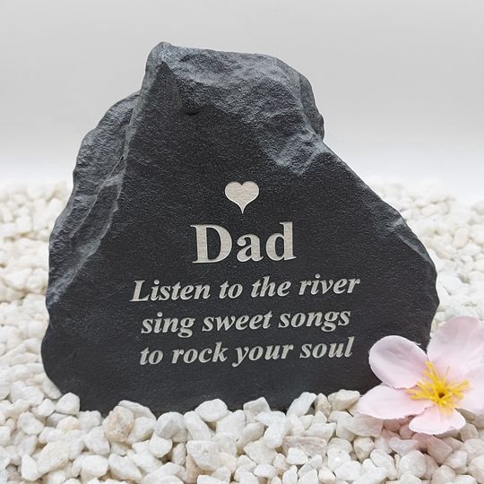Memorial Rock Personalized - Weatherproof - Various Images