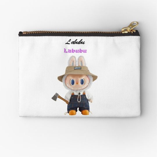 Labubu 9 Zipper Pouch, Cute Bags Gift, Gift for Fan