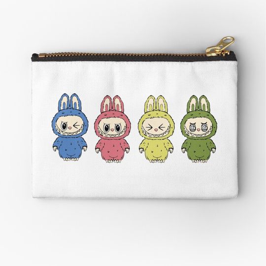 Labubu Zipper Pouch, Cute Bags Gift, Gift for Fan