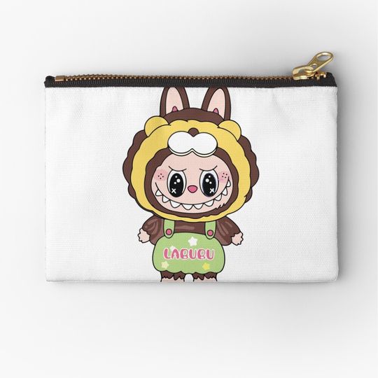 Cute Labubu Zipper Pouch, Cute Bags Gift, Gift for Fan