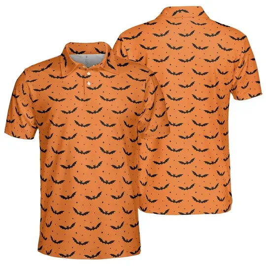 Halloween Bat Polo Shirt