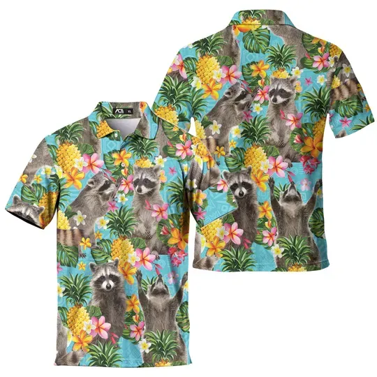 Raccoon Polo Shirts For Men