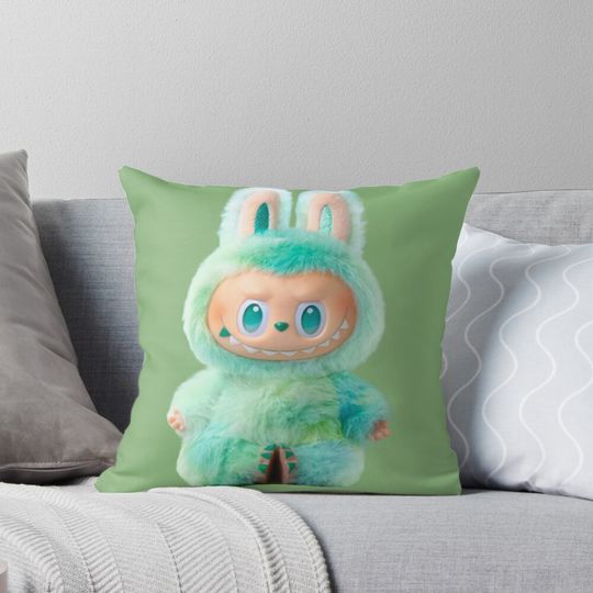 Cute Labubu Pillow, Cute Labubu Pillows Gift, Gift for Fan