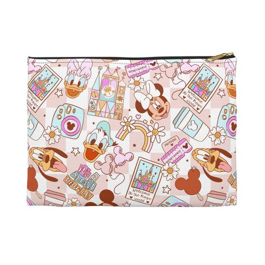 Disney and Friends Inspired Accessory Pouch for Travel, Makeup, and Organization
