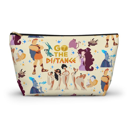 Hercules Travel Toiletry Bag & Pencil Case | Hades, Megara, Pegasus Design