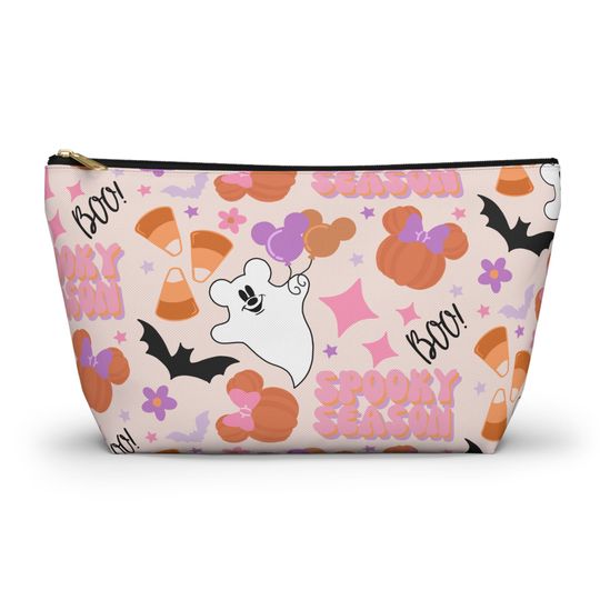 Disney Halloween Travel Toiletry Bag with Pencil Case and Zip Pouch