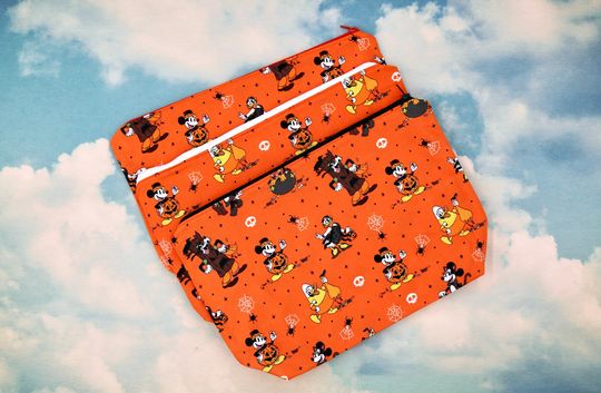 Disney Halloween Characters Costume T-Style Makeup & Travel Pouch