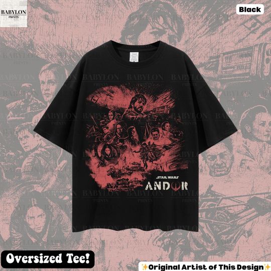 Vintage Andor T-Shirt Star Wars Cassian Andor Tee Kino Loy T-Shirt Unisex Disneyland Star Wars Sweatshirt