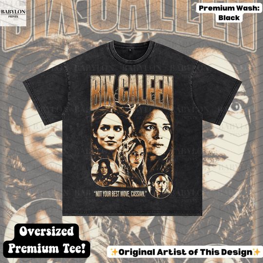 Oversized Bix Caleen Star Wars Andor Shirt Rebellion Tee