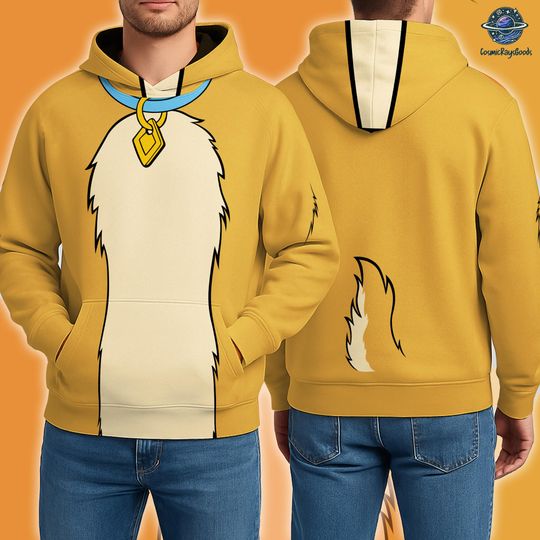Lady and the Tramp All Over Print Hoodie, Lady Cosplay Hoodie, Lady and the Tramp Costume, Halloween Cosplay Outfits, Halloween Party