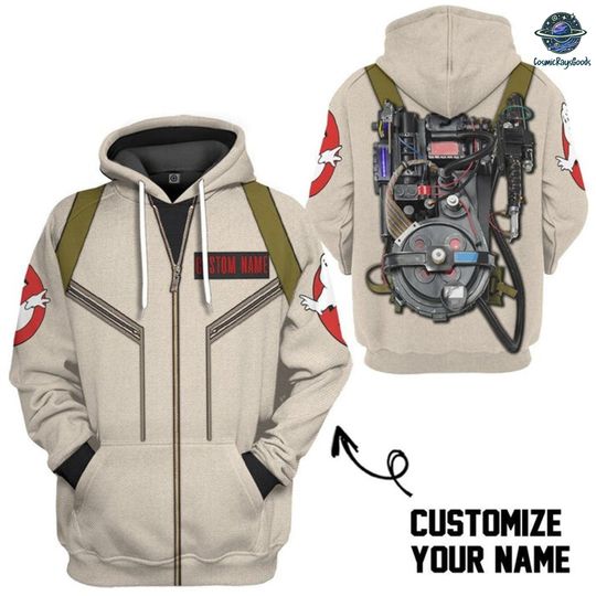 All Over Print Ghostbusters Sweatshirt, Hoodie | Halloween Costume | Ghostbusters 1984 Full Over Print Shirt | Ghostbusters 1984 Tshirt