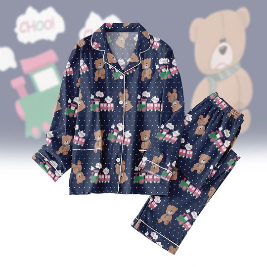 Kpop Rumi Choo Choo Pajamas Set, Choo Choo Train Pajamas Pant