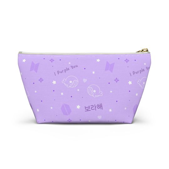BTS Purple You Inspired Pencil Case Makeup Bag
