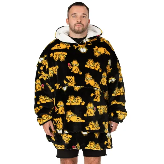 Garfield Unisex Adult Oversized Hoodie Blanket