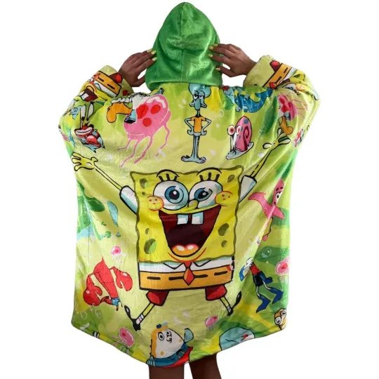 SpongeBob Oversized Blanket Hoodie