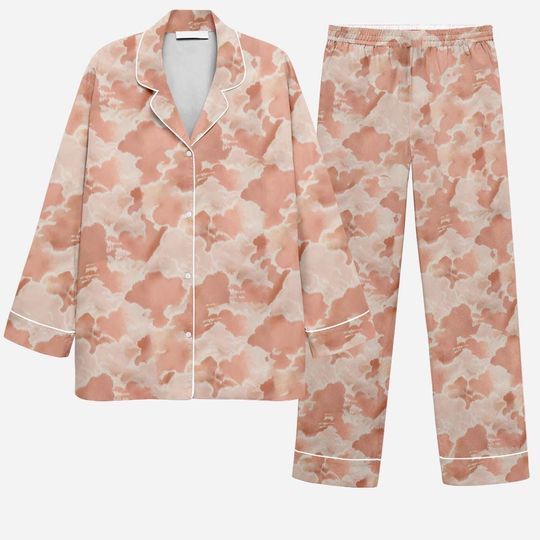 Olivia Von Halle Lila Icarus Peach Cloud Pajamas, Freakier Friday 2025 Pajamas