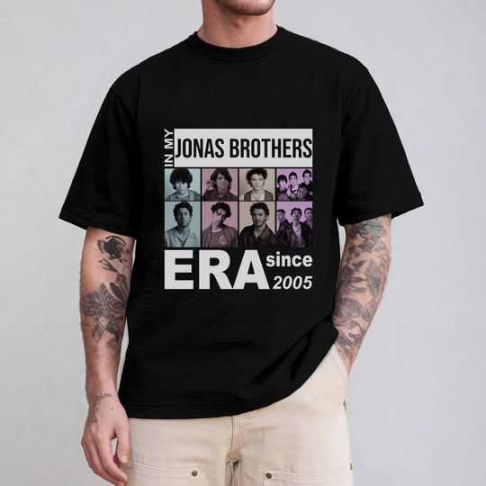 Jonas Brothers Vintage T-Shirt, Tour T-Shirt, Concert Tee, Music Fan Gift