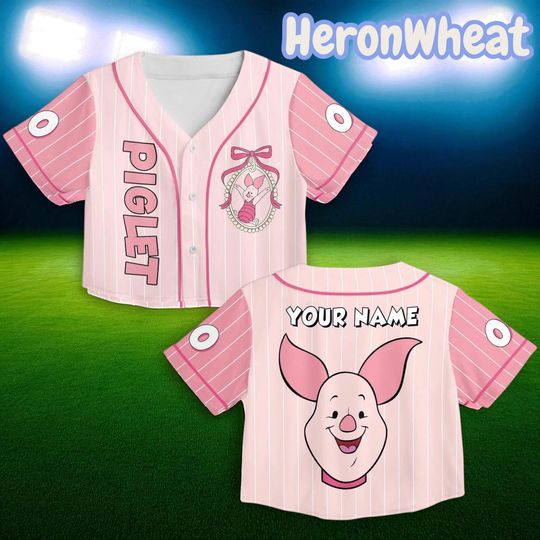 Custom Disneyland Crop Top Jersey  Personalized Disney Shirt with Name & Number, Cute Disney Trip Outfit, Matching Family Vacation Jersey