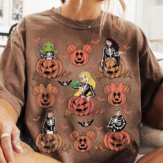 Tangled T-Shirt, Spooky Season Shirt, Fall Season Trip Shirt, Halloween Party Tee