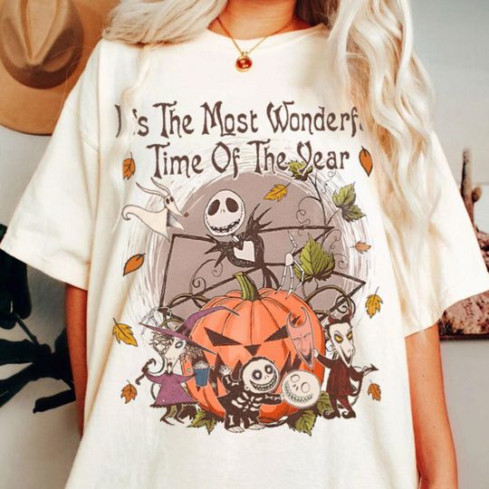 Jack Lock Shock Barrel Most Wonderful Time Of The Year Shirt, Spooky Season Shirt, Fall Season Shirt, Halloween Party Tee