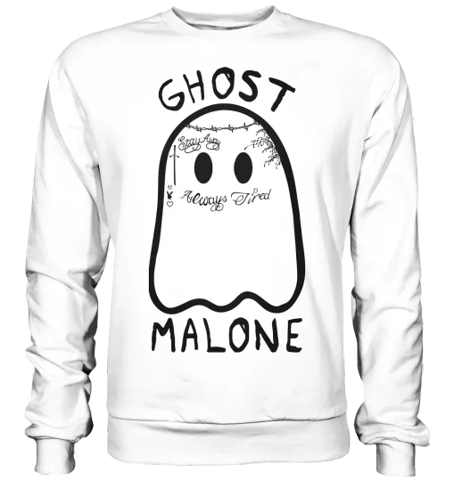 Ghost Malone Halloween Sweatshirt Sweater Halloween Costume Party Outfit