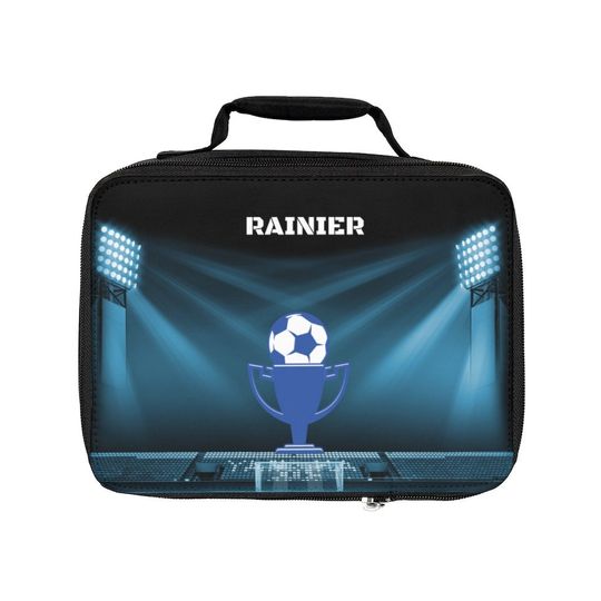 Personalized Soccer Lunch Bag, Back to School Lunch bag