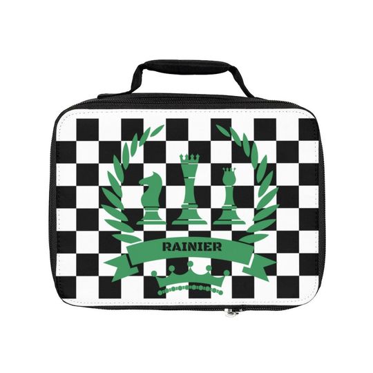 Personalized Chess Kids Lunch Bag, Back to School Lunch bag