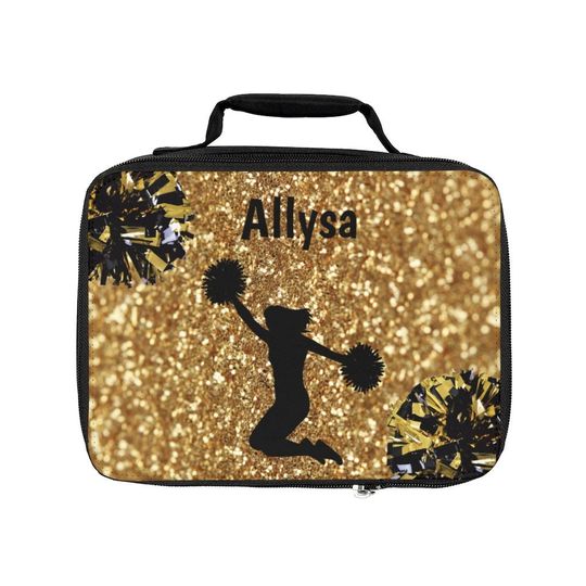 Personalized Cheerleader Lunch Bag, Back to School Lunch bag
