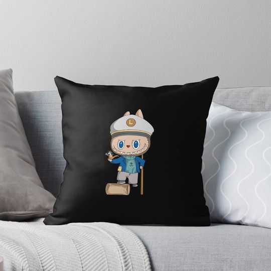 Labubu sailor Pillow, Cute Labubu Pillows Gift, Gift for Fan
