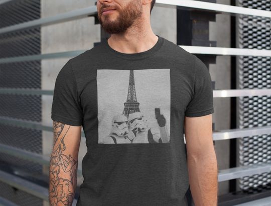 Darth Vader Selfie Paris T-Shirt, Star Wars Stormtrooper Tee