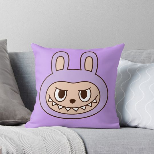 Labubu Zizi Cute Character Pillow, Cute Labubu Pillows Gift, Gift for Fan