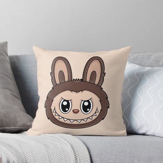 Cute Labubu Pillow, Cute Labubu Pillows Gift, Gift for Fan