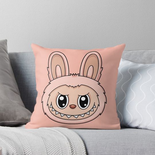 Labubu Lychee Berry Cute Character Pillow, Cute Labubu Pillows Gift, Gift for Fan