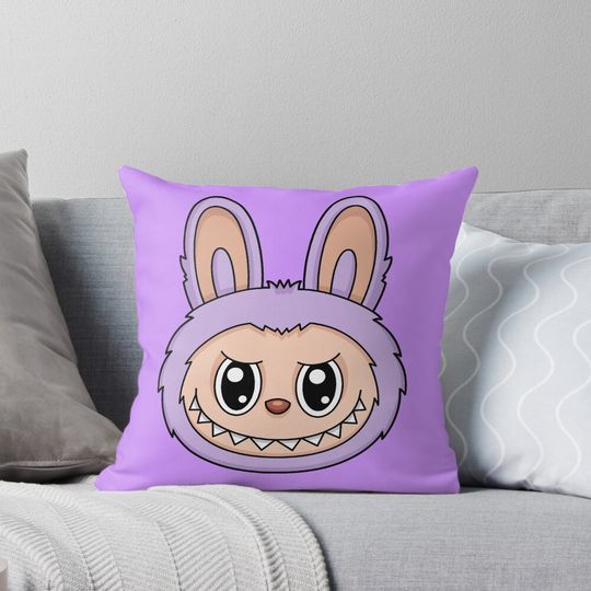 Labubu Zizi Cute Character Pillow, Cute Labubu Pillows Gift, Gift for Fan