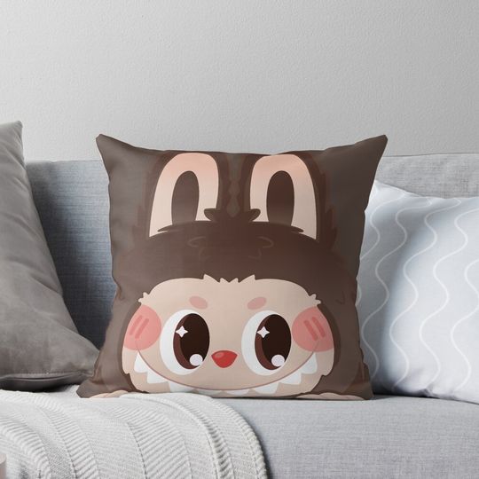 Labubu Doudou Series 2 Peeker Pillow, Cute Labubu Pillows Gift, Gift for Fan