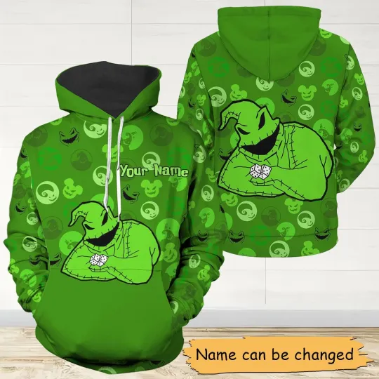 Personalized Oogie Boogie Roll The Dice Happy Halloween Hoodie 3D Printed