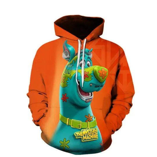 Cute Scooby Doo The Mystery Machine Gift For Scooby Doo Fan Hoodie 3D Printed