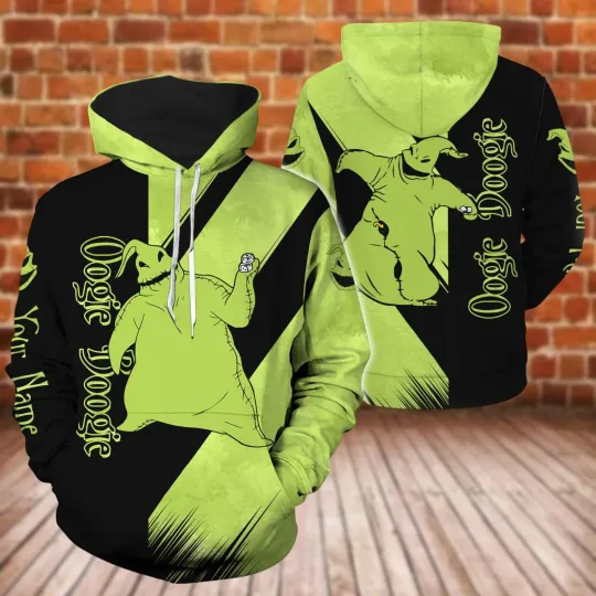 Personalized Oogie Boogie Let's Roll The Dice Halloween Gift Hoodie 3D Printed