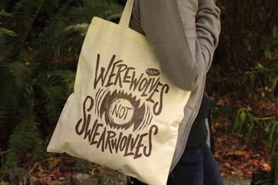 Werewolves Not Swearwolves Tote Bag | What We Do In The Shadows Bag