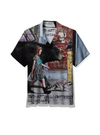 Red Hot Chili Peppers The Getaway Album Hawaiian Shirt