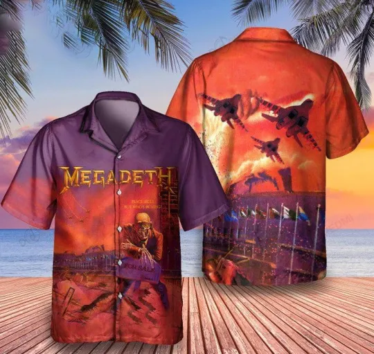 Megadeth Peace Sells... but Who's Buying Album Hawaiian Shirt