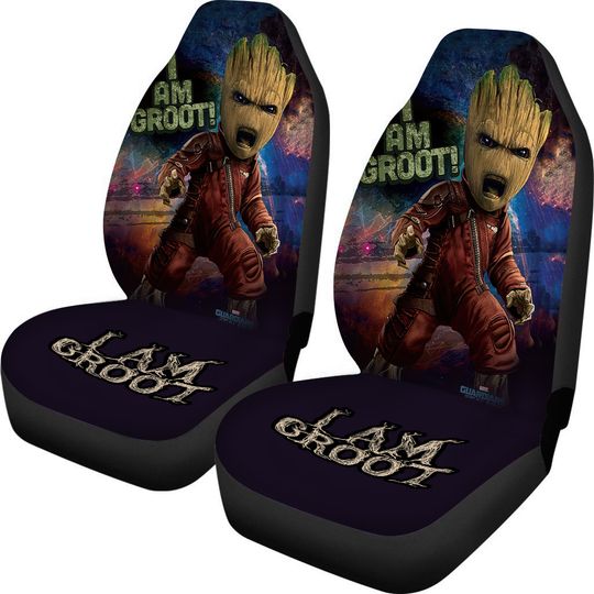 Baby Groot Of The Galaxy Car Seat Covers