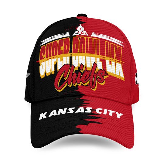 Kansas Chiefs Classic Cap, Chiefs Game Day Football Cap, Chiefs Team Football Cap