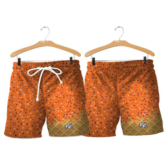 Orange Ice Cream Shorts