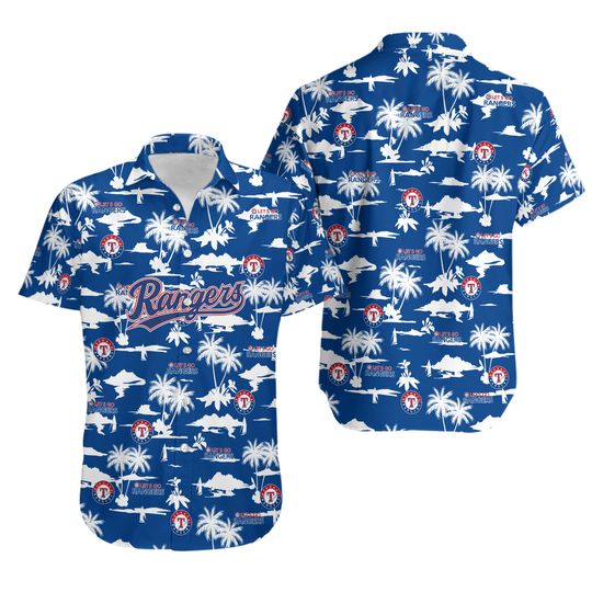 Texas Rangers Hawaiian Shirt