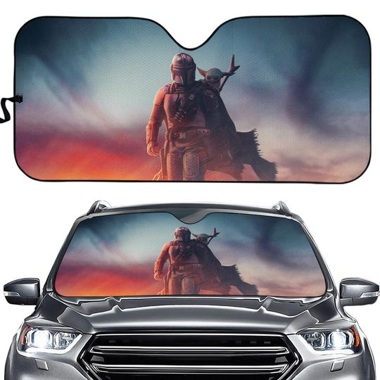 The Mandalorian Disney Car Sun Shade