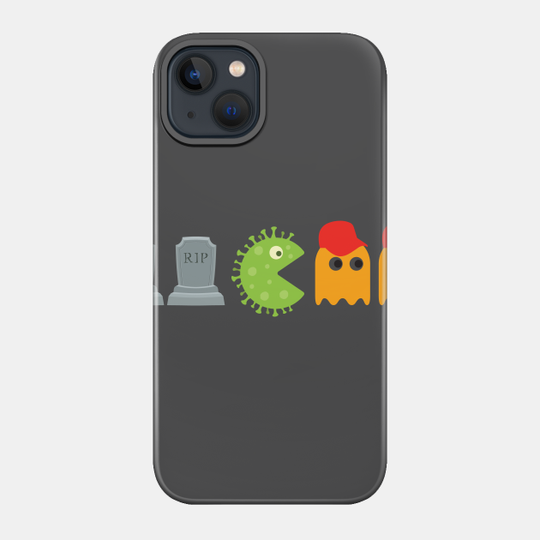 RIP COVID 19 Virus Shirt - Pacman - Phone Case
