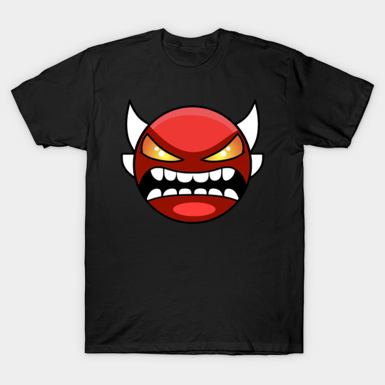 Extreme demon icon - Geometry Dash - T-Shirt
