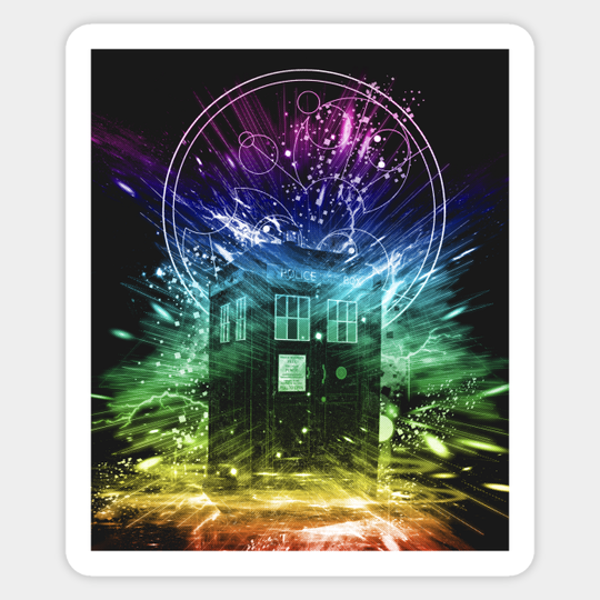 time storm - Doctor Who - Sticker