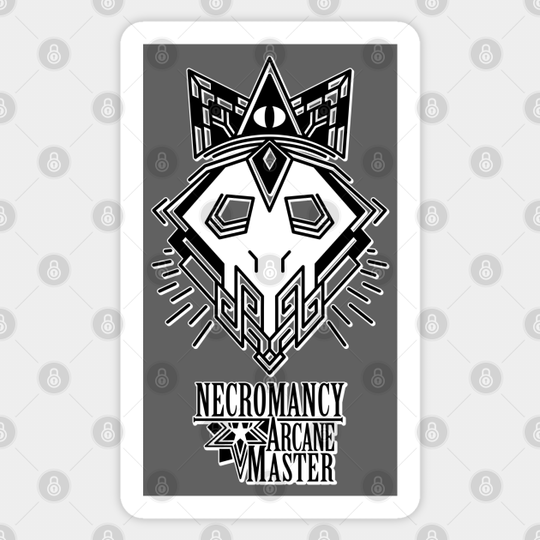 Necromancy arcane master - Dungeons And Dragons - Sticker